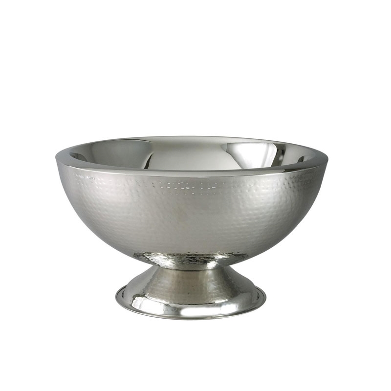 Round Pebble Double-Wall Punch Bowl
